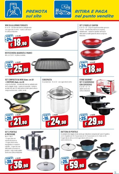 Volantino Famila - Famila - Prenota & Risparmia Solo Online valido dal 01/10 al 28/10 - pagina 15