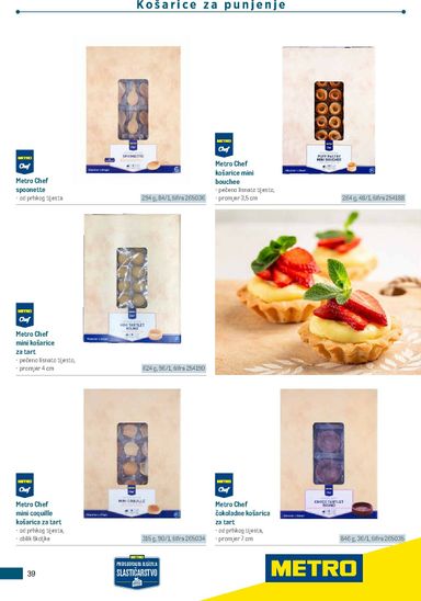 Katalog Metro - Metro - Poslovna rješenja - Proizvodi za slastičarstvo vrijedi od 01.01. do 31.12. - stranica 39
