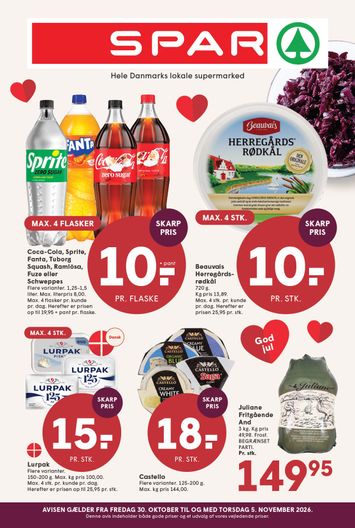Brochurer SPAR - Spar gyldig fra 30.10. til 05.11. - side 1