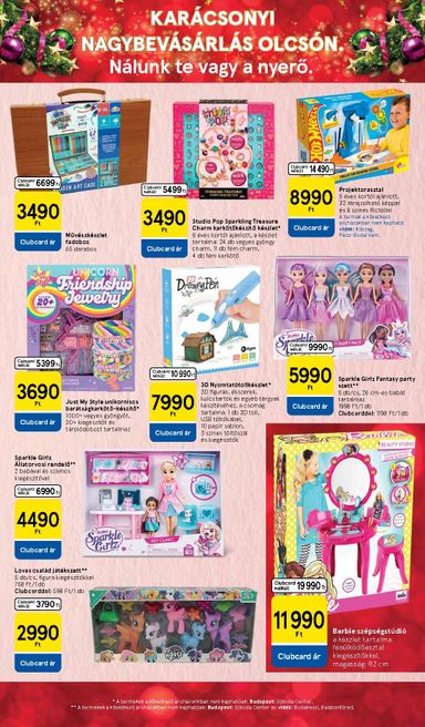 Akciós újság Tesco - Tesco - Karácsonyi játékkatalógus érvényes 10.28.-tól 11.17.-ig - 17 oldal