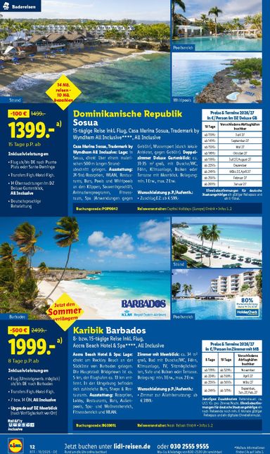 Prospekt Lidl - Lidl - Reise-Highlights gültig ab 14.10. bis 15.11. - seite 12