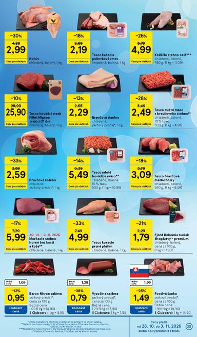 Leták Tesco - Tesco od 28.10. do 03.11. - strana 25