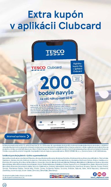 Leták Tesco - Tesco supermarket od 14.10. do 20.10. - strana 28