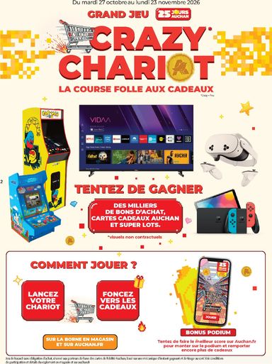 Catalogue Auchan - Auchan - 25 jours 2 hypers - Hypermarché valable dès le 03/11 au 08/11 - page 2