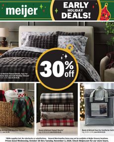 Meijer - Early Holiday Deals