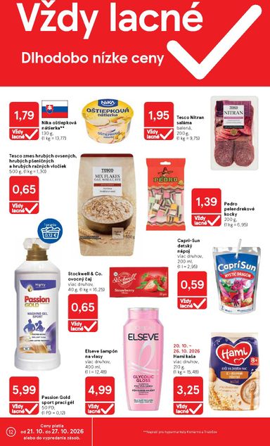 Leták Tesco - Tesco od 21.10. do 27.10. - strana 12
