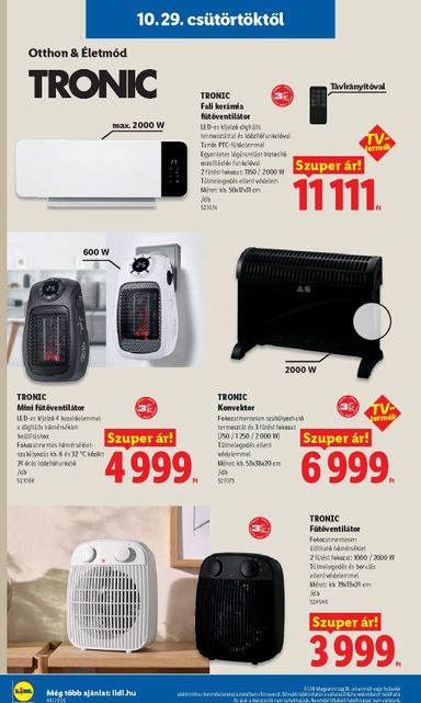 Akciós újság Lidl - Lidl érvényes 10.29.-tól 11.04.-ig - 36 oldal