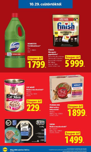 Akciós újság Lidl - Lidl érvényes 10.29.-tól 11.04.-ig - 20 oldal
