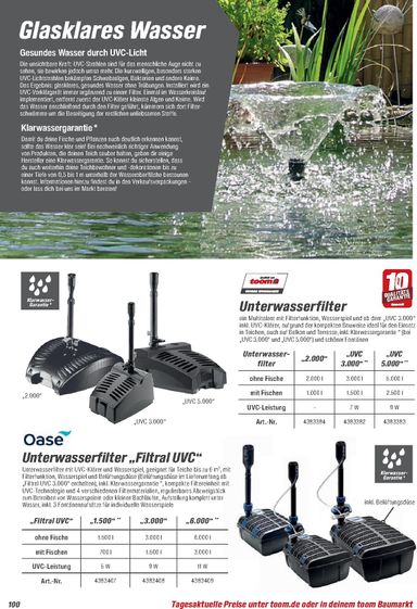 Prospekt toom - Toom - Gartenpflege & Teich gültig ab 01.03. bis 31.12. - seite 100