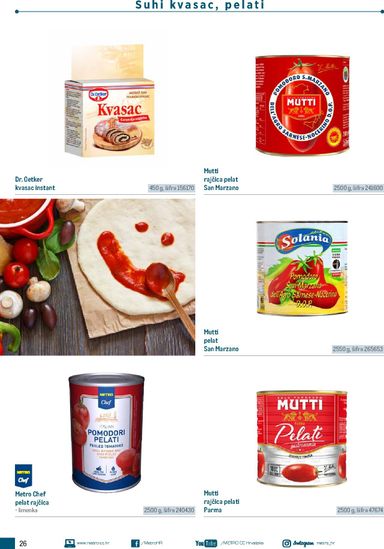 Katalog Metro - Metro - Poslovna rješenja - Pizzeria vrijedi od 06.07. do 31.12. - stranica 26