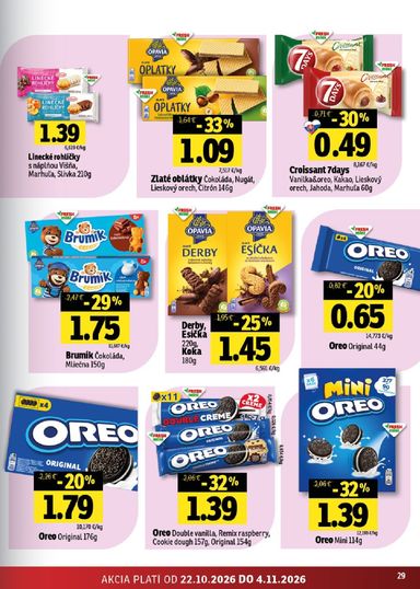 Leták FRESH - Fresh Východné Slovensko od 22.10. do 04.11. - strana 29
