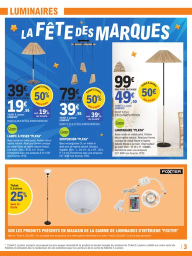 Catalogue E.Leclerc - E.Leclerc - Brico, fête des marques valable dès le 27/10 au 14/11 - page 3