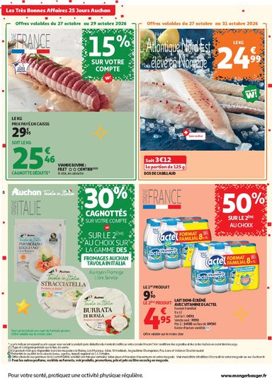 Catalogue Auchan - Auchan - 25 jours valable dès le 27/10 au 01/11 - page 8