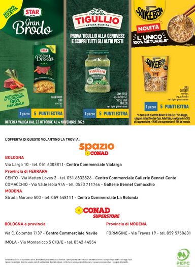 Volantino Spazio Conad - Spazio Conad - MiPremio valido dal 08/10 al 04/11 - pagina 16