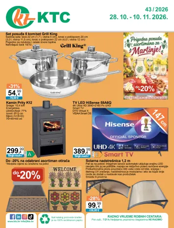 Katalog KTC - KTC - Tehnika I Posuđe Black Friday vrijedi od 28.10. do 10.11. - stranica 1