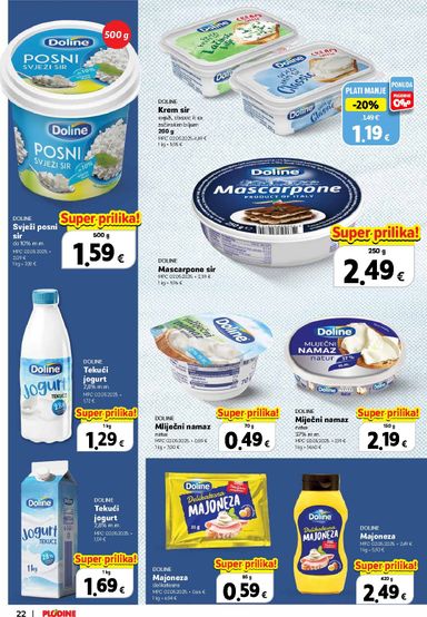 Katalog Plodine - Plodine - Vrijedni kupovine vrijedi od 22.10. do 04.11. - stranica 22