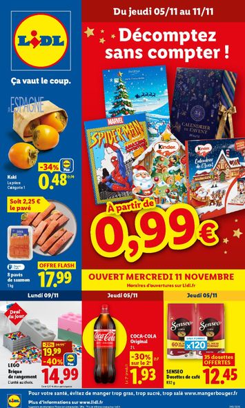 Catalogue Lidl - Lidl valable dès le 05/11 au 11/11 - page 1