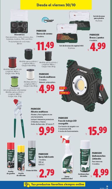 Folleto Lidl - Lidl - Bazar Canarias del 26/10 al 01/11 - página 25