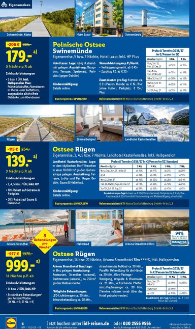 Prospekt Lidl - Lidl - Reise-Highlights gültig ab 14.10. bis 15.11. - seite 6