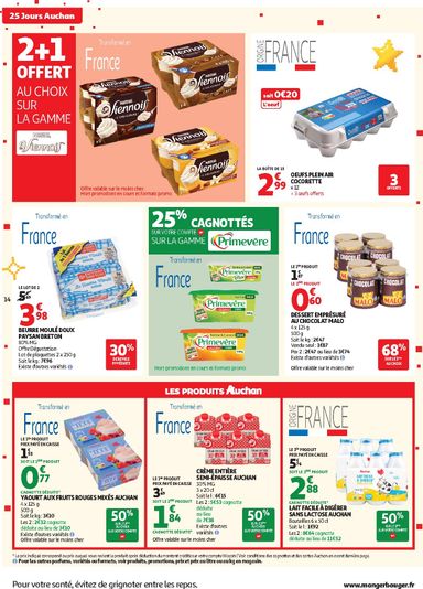 Catalogue Auchan - Auchan - 25 jours valable dès le 27/10 au 31/10 - page 14