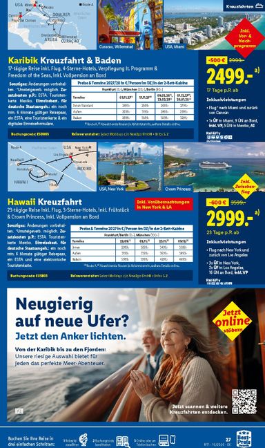 Prospekt Lidl - Lidl - Reise-Highlights gültig ab 14.10. bis 15.11. - seite 27
