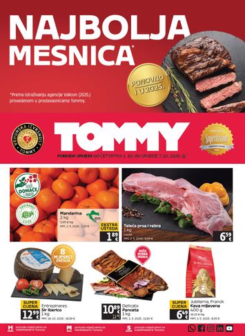 Katalog Tommy - Tommy vrijedi od 01.10. do 07.10. - stranica 1