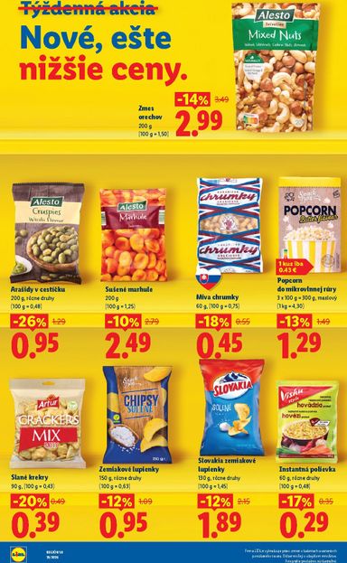 Leták Lidl - Lidl - Dlhodobo zlacnené od 03.07. do 31.12. - strana 22