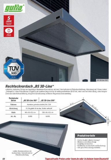 Prospekt toom - Toom - Baustoffe & Bauelemente gültig ab 01.03. bis 31.12. - seite 60