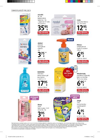 Leták dm - dm drogerie od 01.10. do 31.10. - strana 20