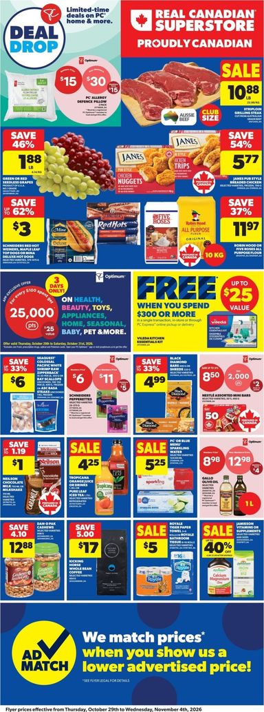Flyer Real Canadian Superstore - Real Canadian Superstore valid since 10-29 until 11-04 - page 3