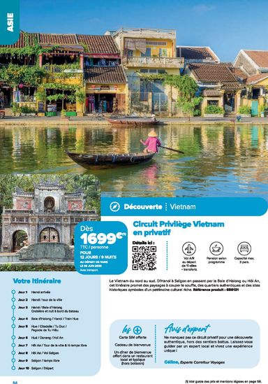 Catalogue Carrefour Market - Carrefour Market - Voyages valable dès le 22/01 au 31/12 - page 54