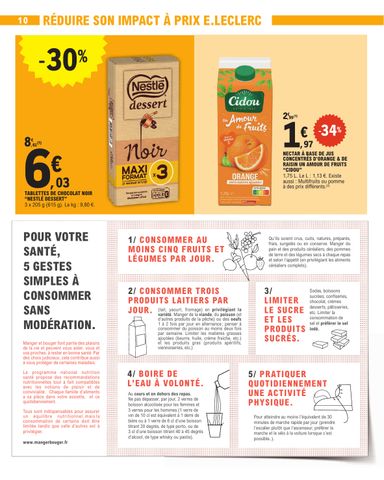 Catalogue E.Leclerc - E.Leclerc - Nos promos du moment valable dès le 13/10 au 24/10 - page 10
