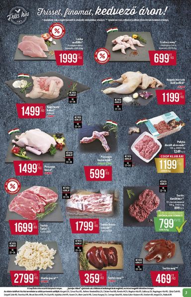Akciós újság Coop - Coop - Alföld érvényes 10.22.-tól 10.28.-ig - 3 oldal