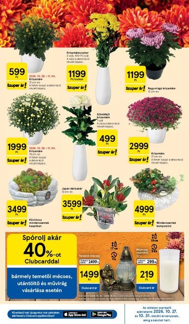 Akciós újság Tesco - Tesco érvényes 10.29.-tól 11.04.-ig - 13 oldal