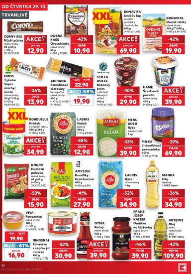 Leták Kaufland - Kaufland - Brno od 29.10. do 03.11. - strana 40