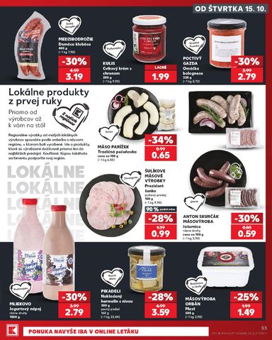 Leták Kaufland - Kaufland od 15.10. do 21.10. - strana 53