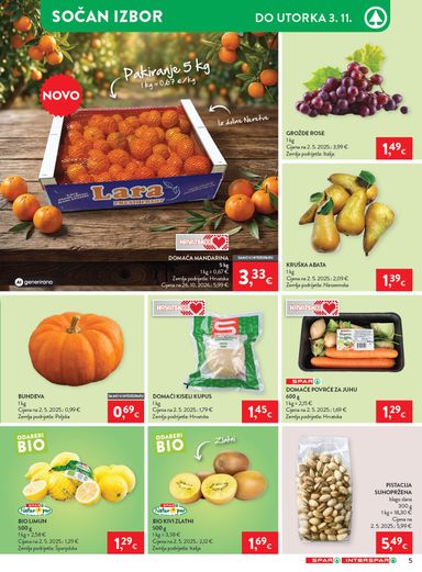 Katalog SPAR - SPAR vrijedi od 28.10. do 03.11. - stranica 6