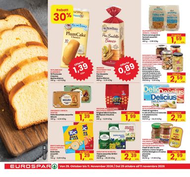 Volantino Eurospar - Eurospar - Deutch valido dal 29/10 al 11/11 - pagina 18
