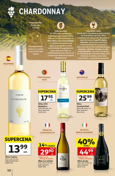 Gazetka Auchan - Hipermarket Auchan - Wino od 05.10. do 31.10. - strona 12