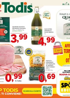 Volantini Todis da giovedì 01/10