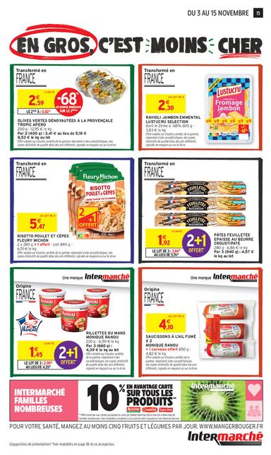 Catalogue Intermarché - Intermarché valable dès le 03/11 au 15/11 - page 15
