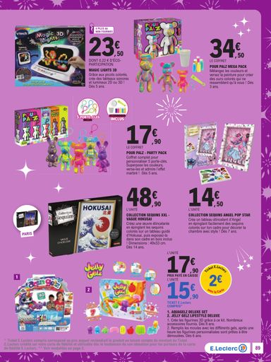 Catalogue E.Leclerc - E.Leclerc - Jouets valable dès le 13/10 au 05/12 - page 89