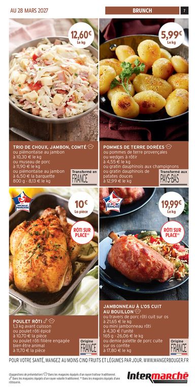 Catalogue Intermarché - Intermarché - Les Menus Traiteur valable dès le 06/10 au 28/03 - page 7
