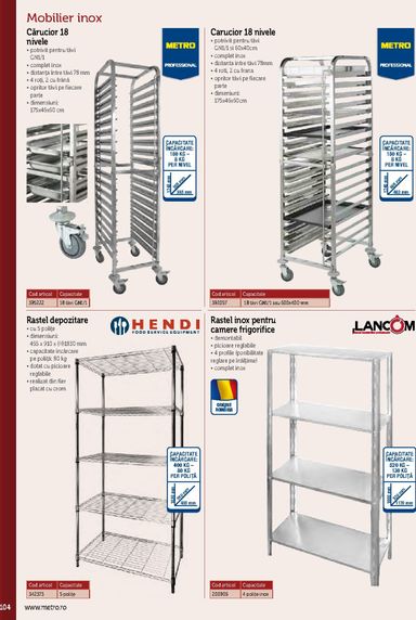 Catalogul Metro - Metro - Echipamente Profesionale pentru HoReCa de la 01.01. până la 31.12. - pagina 104