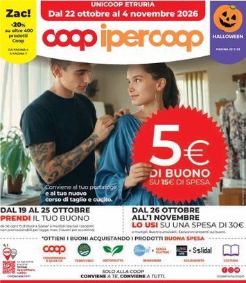 Volantino Coop - Coop valido dal 22/10 al 04/11 - pagina 1