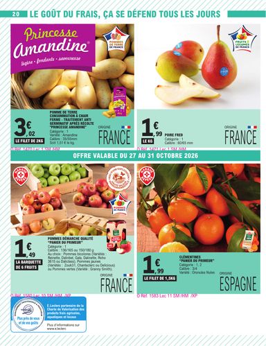 Catalogue E.Leclerc - E.Leclerc valable dès le 27/10 au 07/11 - page 20