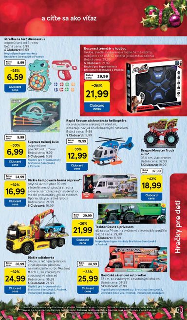 Leták Tesco - Tesco - Katalóg hračiek od 26.10. do 16.11. - strana 13
