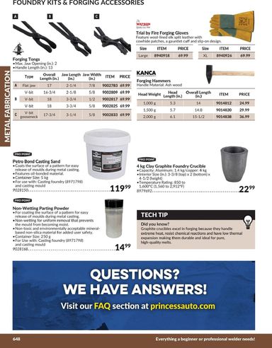 Flyer Princess Auto - Princess Auto - Metal Fabrication valid since 04-21 until 12-31 - page 39