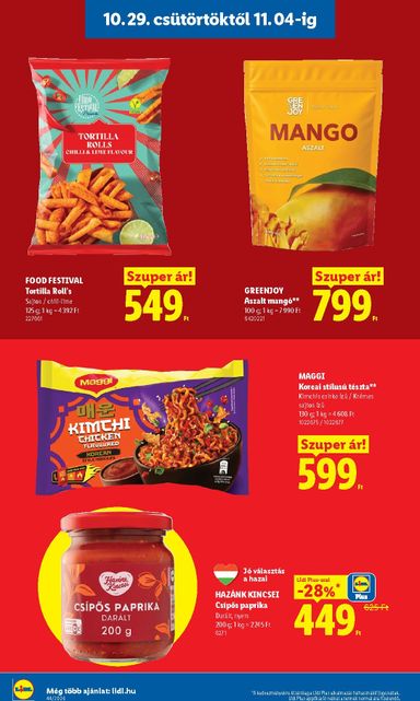 Akciós újság Lidl - Lidl érvényes 10.29.-tól 11.04.-ig - 16 oldal