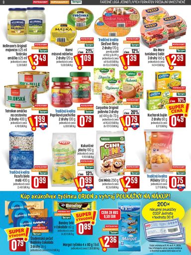 Leták COOP Jednota - COOP Jednota od 22.10. do 28.10. - strana 8